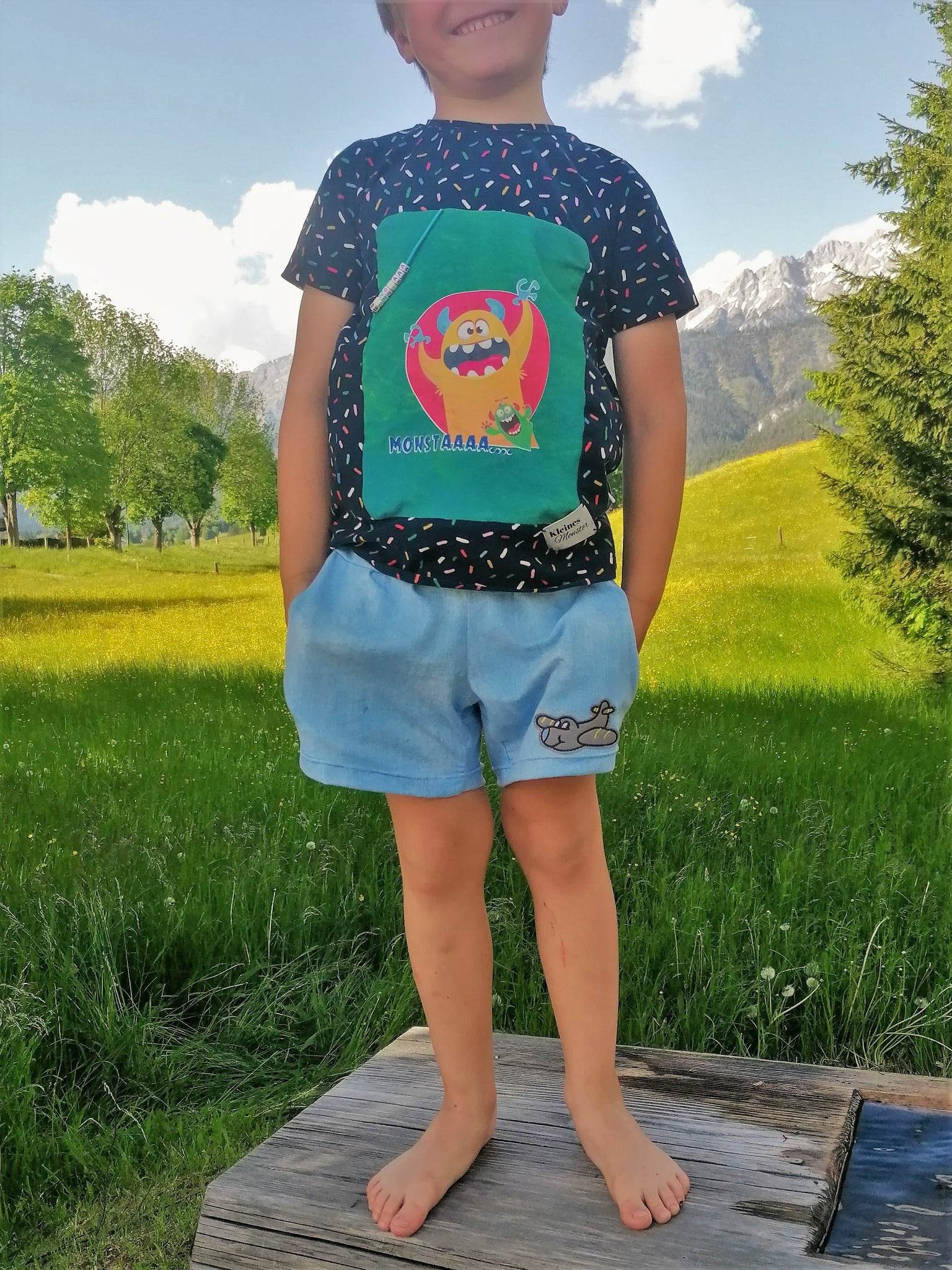 Schnittmuster Sommershorts Hose Amora für Mädchen Gr. 122-164 - Sewando