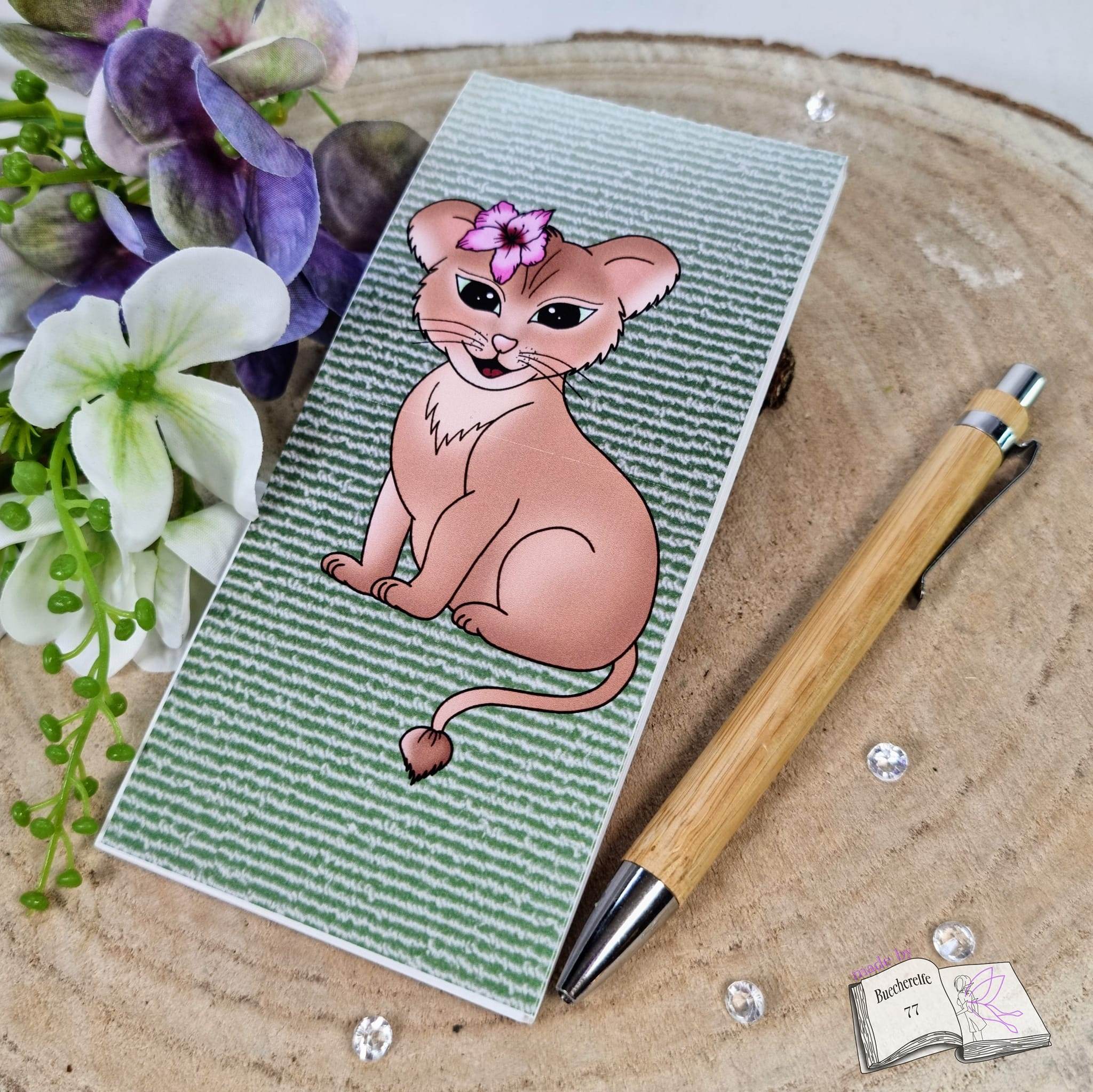 Digiset Löwe mit Gladiole Plotten, Sublimation, Drucken, Digistamp, Digipaper - Sewando