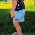 Schnittmuster Sommershorts Hose Amora für Mädchen Gr. 122-164 - Sewando