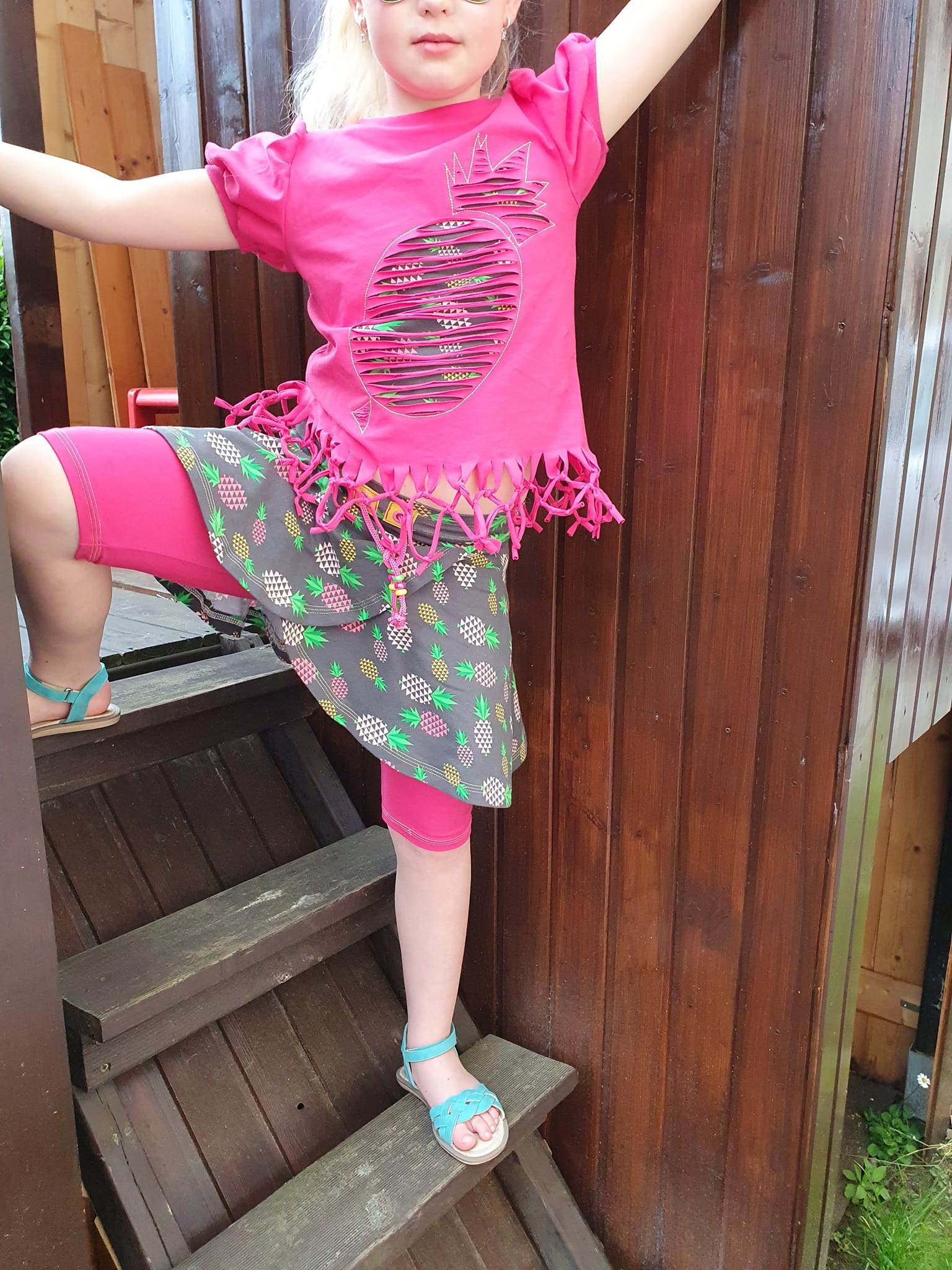 Schnittmuster Roggings Rock mit Leggings für Mädchen Gr. 92-164 - Sewando