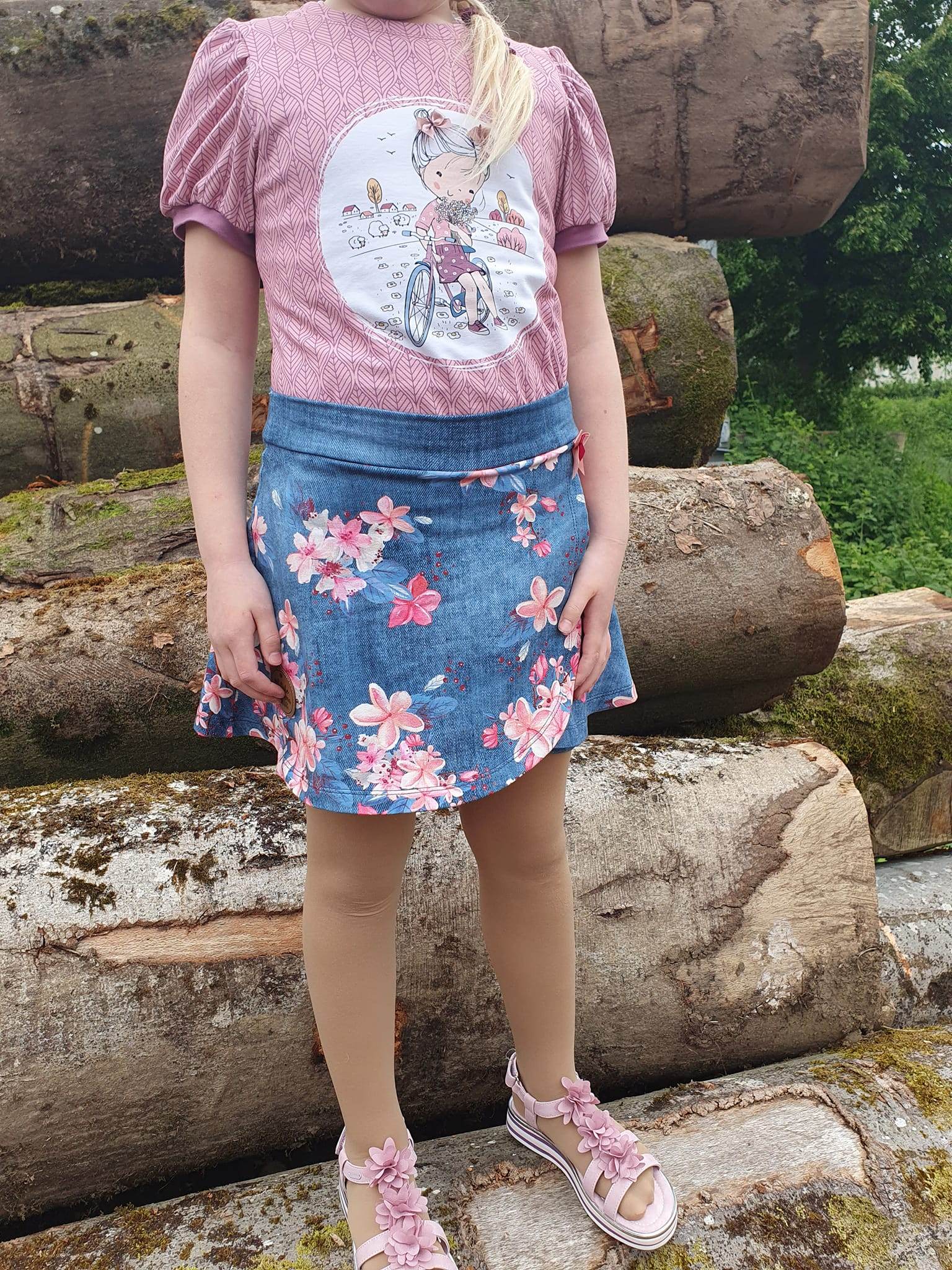 Schnittmuster Roggings Rock mit Leggings für Mädchen Gr. 92-164 - Sewando