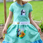 Kleid NOVA Gr. 104 - 164 inkl. A0 - Sewando