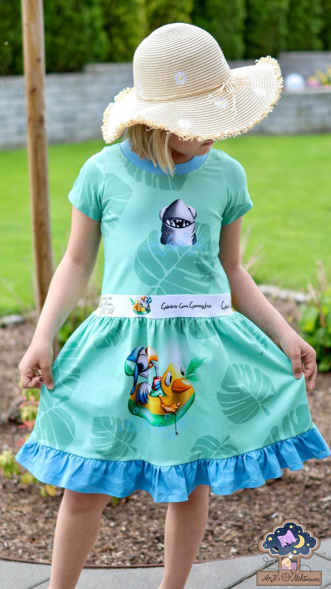 Kleid NOVA Gr. 104 - 164 inkl. A0 - Sewando