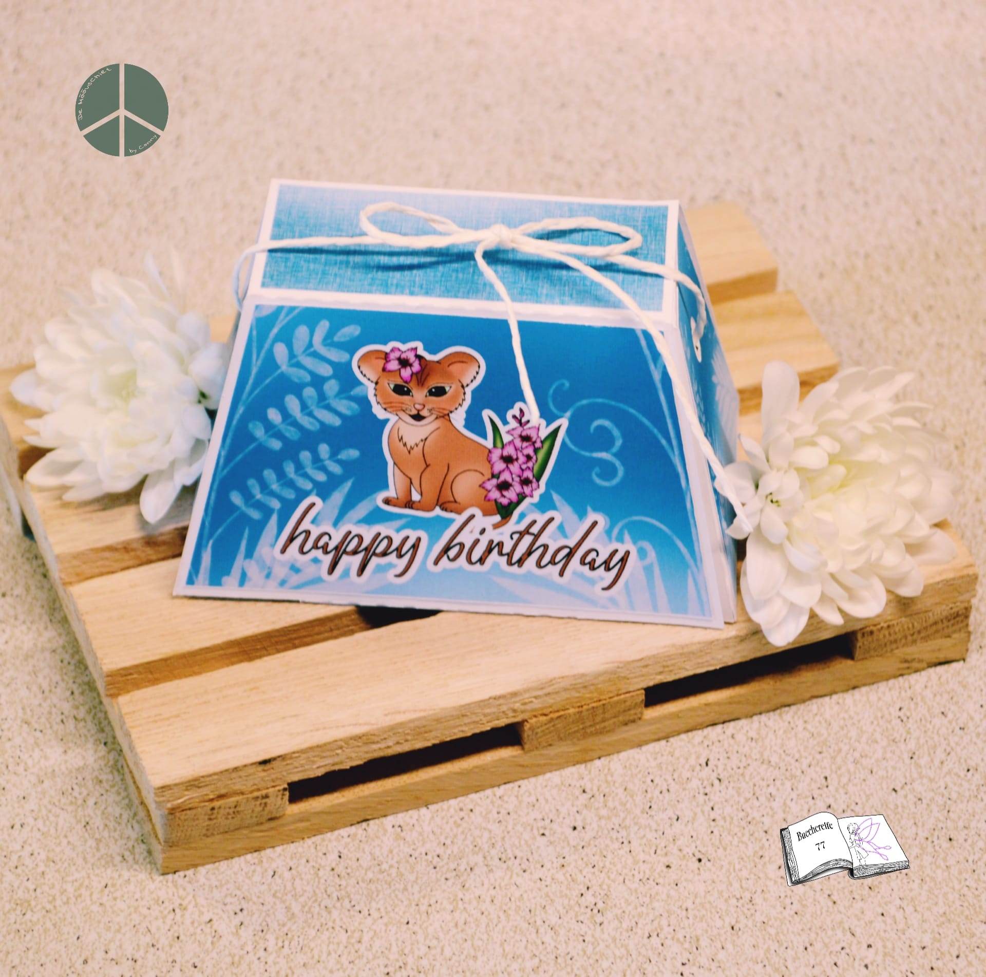 Digiset Löwe mit Gladiole Plotten, Sublimation, Drucken, Digistamp, Digipaper - Sewando