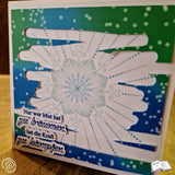 Digiset Strahlen Mandala, Plotterdatei, Sublimation, Digistamp, Digipaper - Sewando