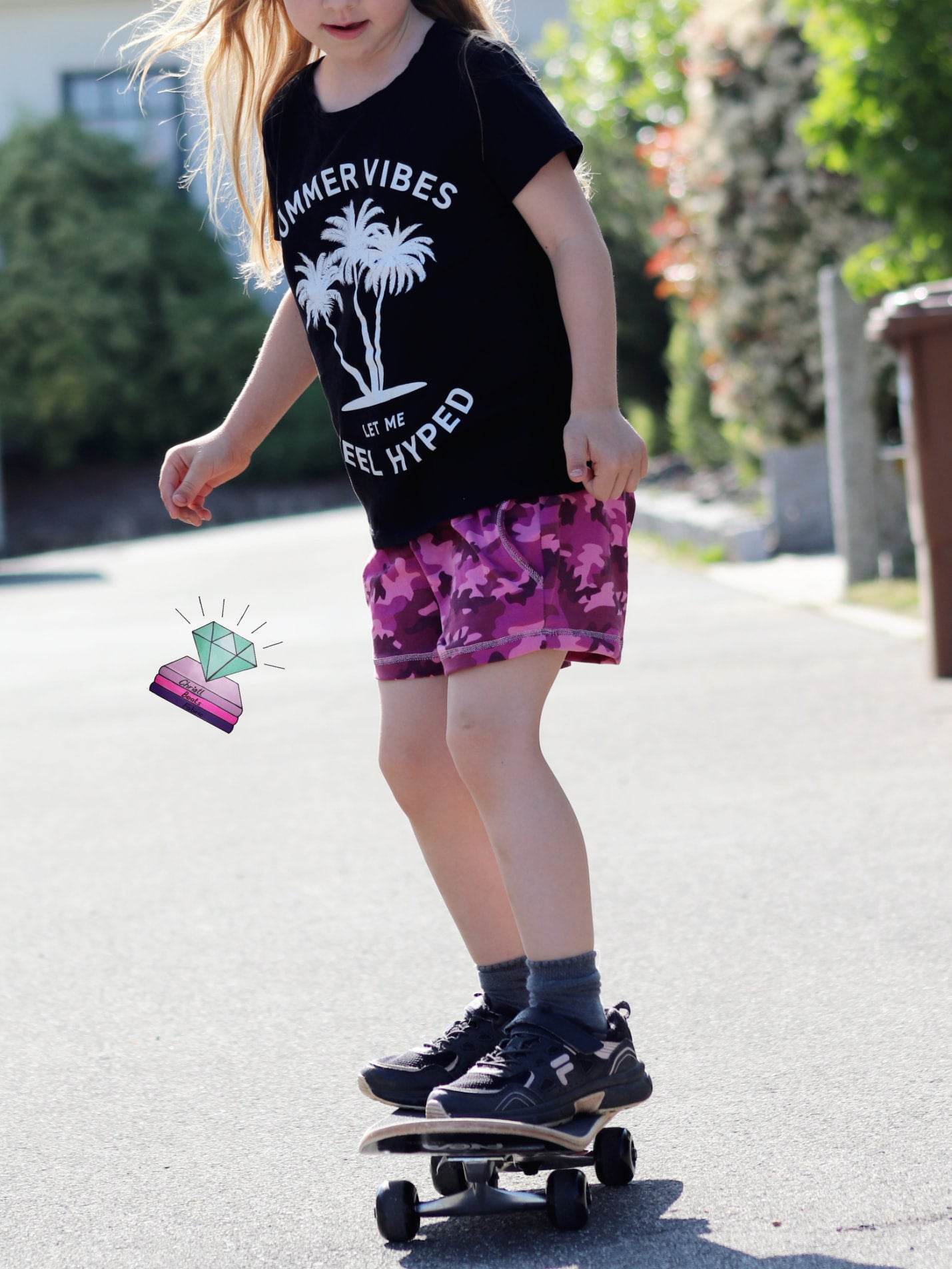 Schnittmuster Sommershorts Hose Amora für Mädchen Gr. 122-164 - Sewando