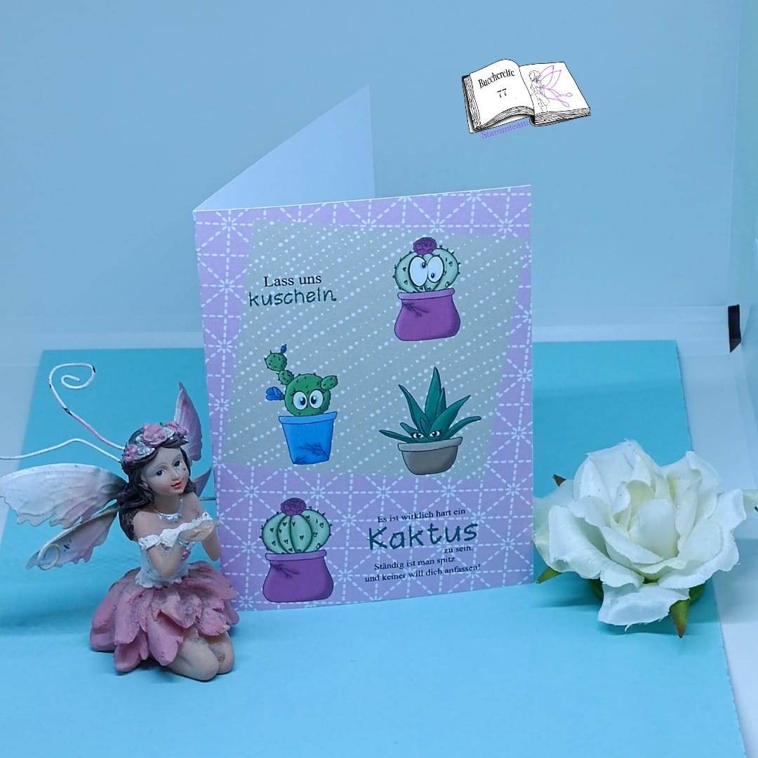 Digiset Kaktus Freunde Plotterdatei, Sublimation, Digistamp, Digipaper - Sewando