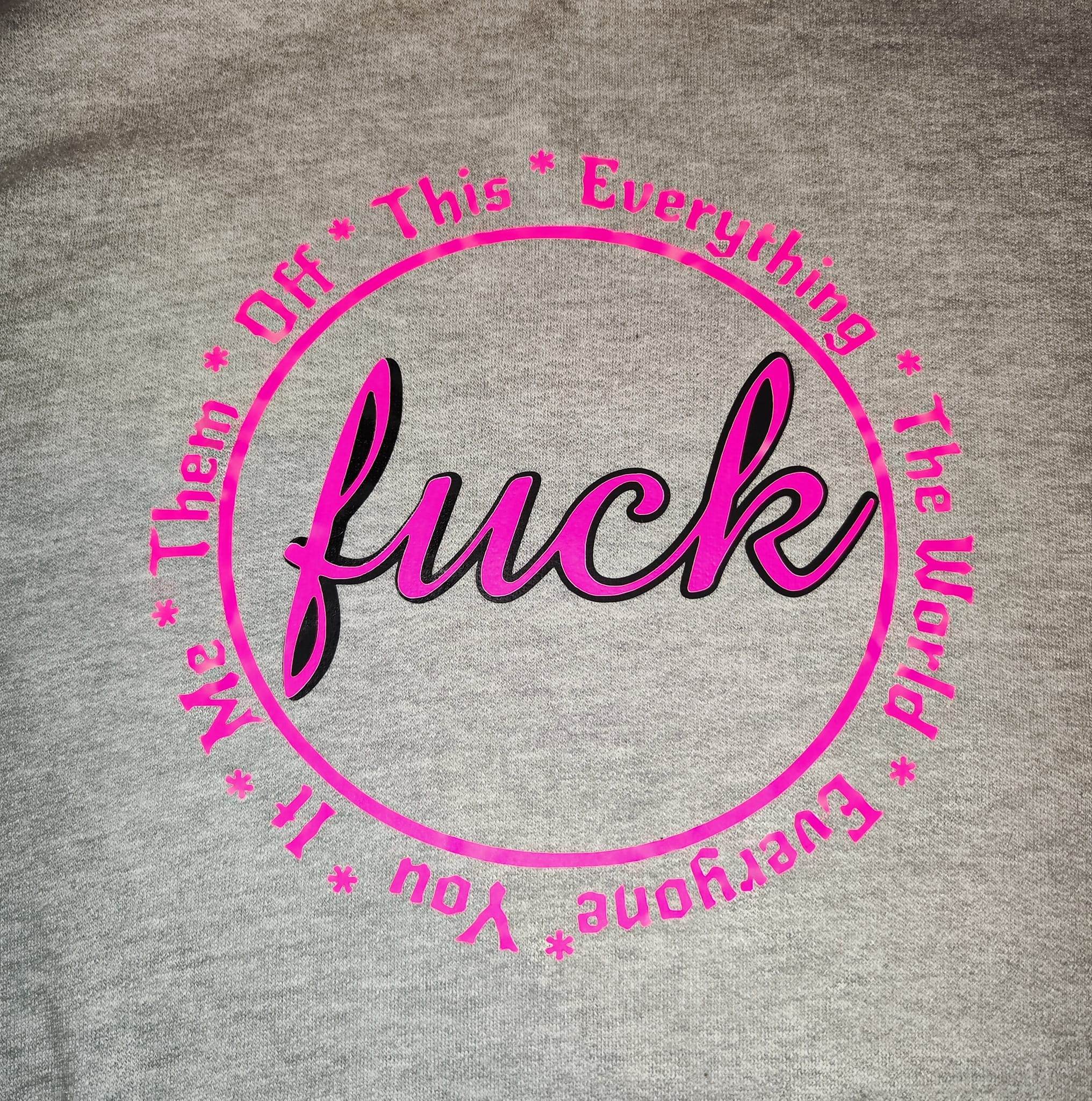 Plotterdatei F*CK PNG,SVG,DXF - Sewando