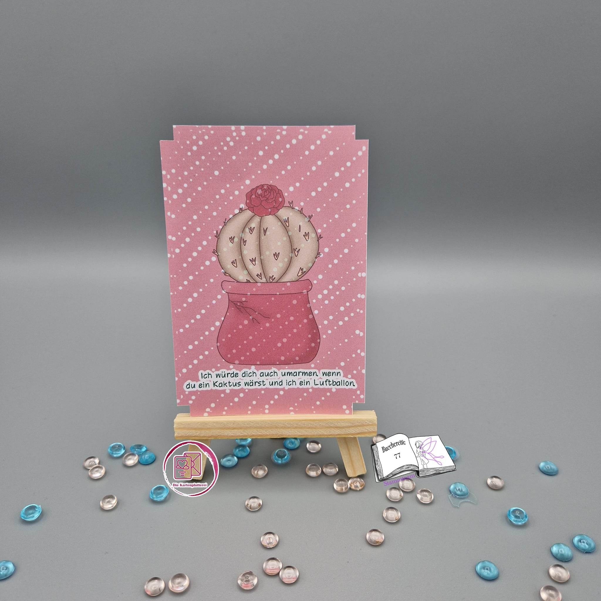 Digiset Kaktus Freunde Plotterdatei, Sublimation, Digistamp, Digipaper - Sewando