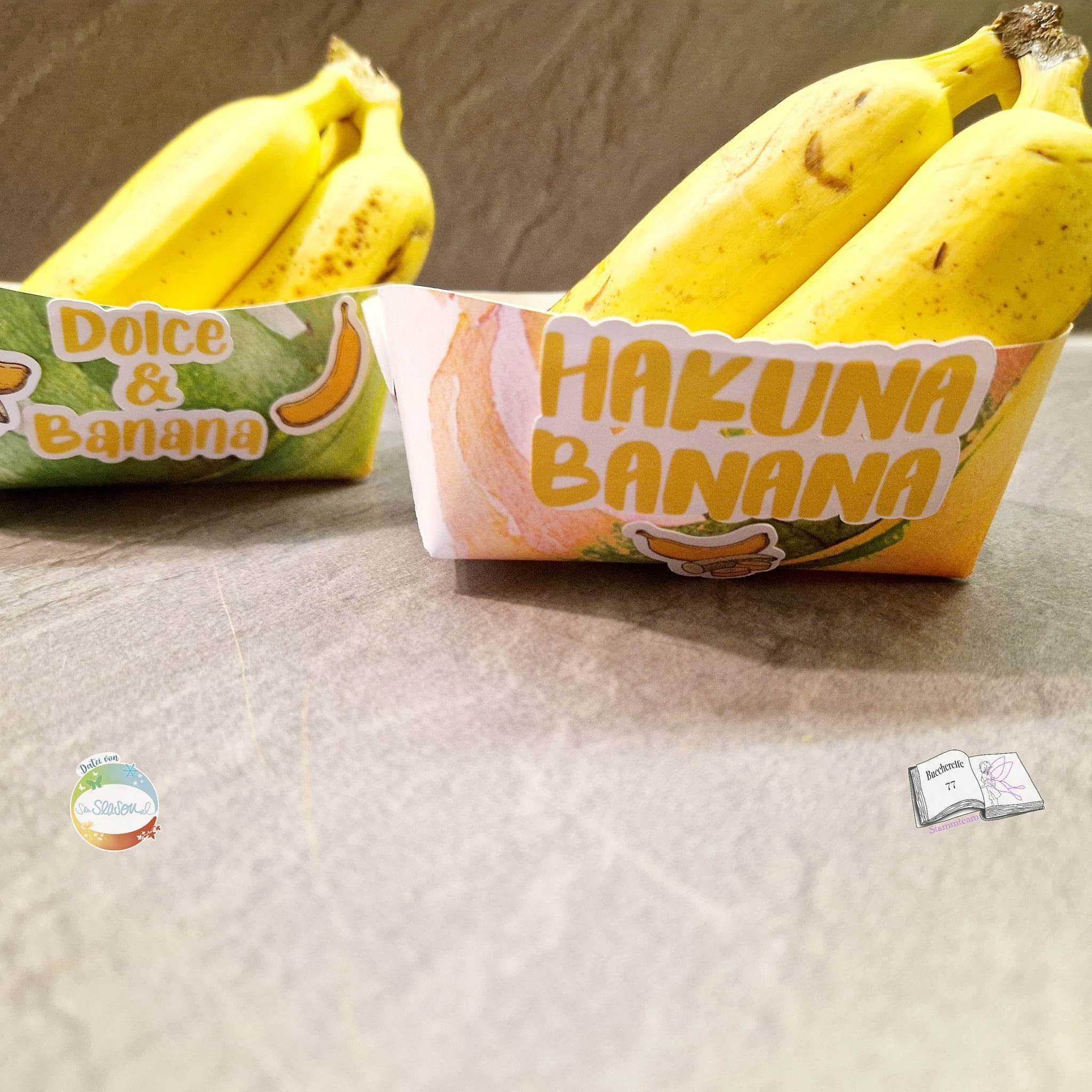 Digiset Banane, Plotterdatei, Sublimation - Sewando