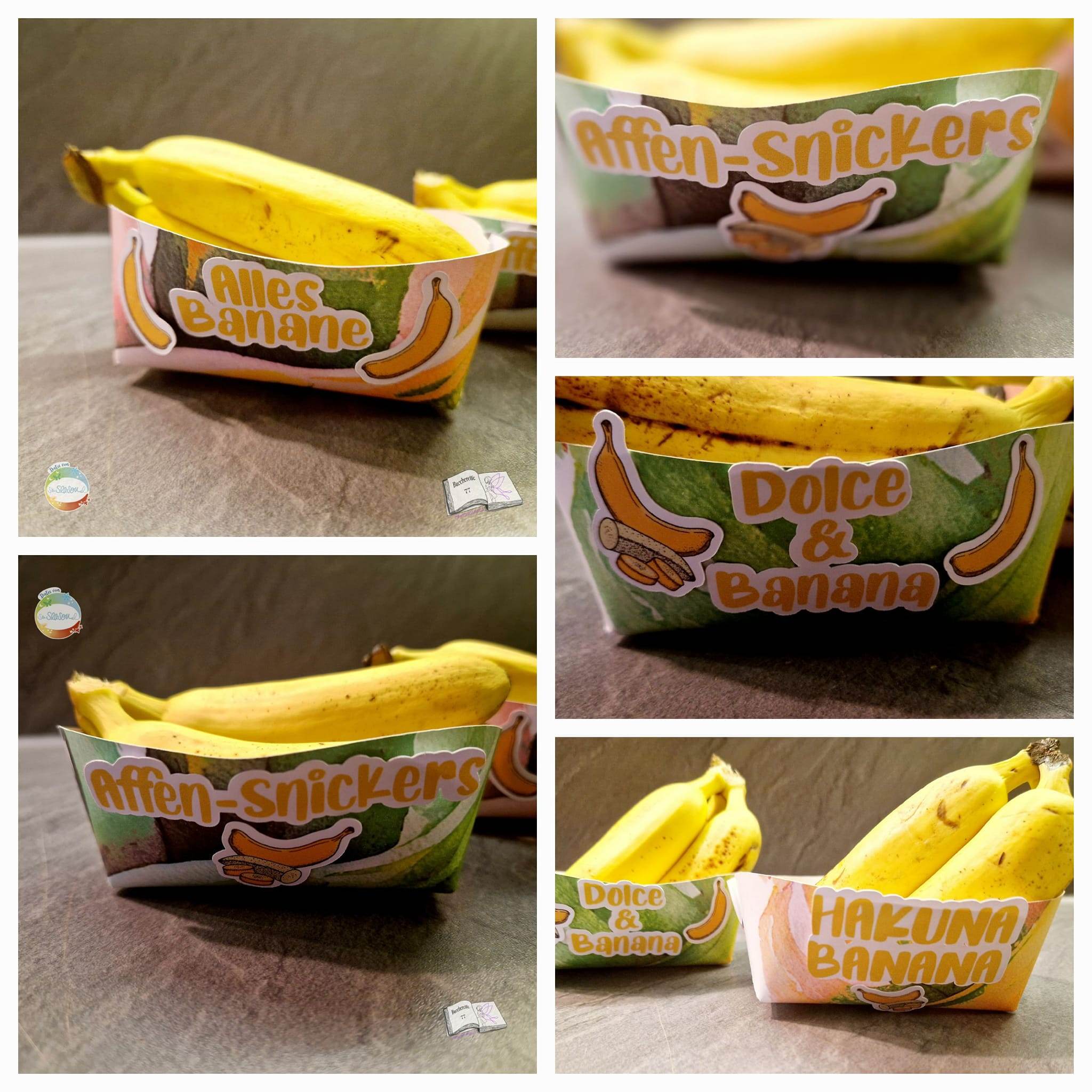Digiset Banane, Plotterdatei, Sublimation - Sewando