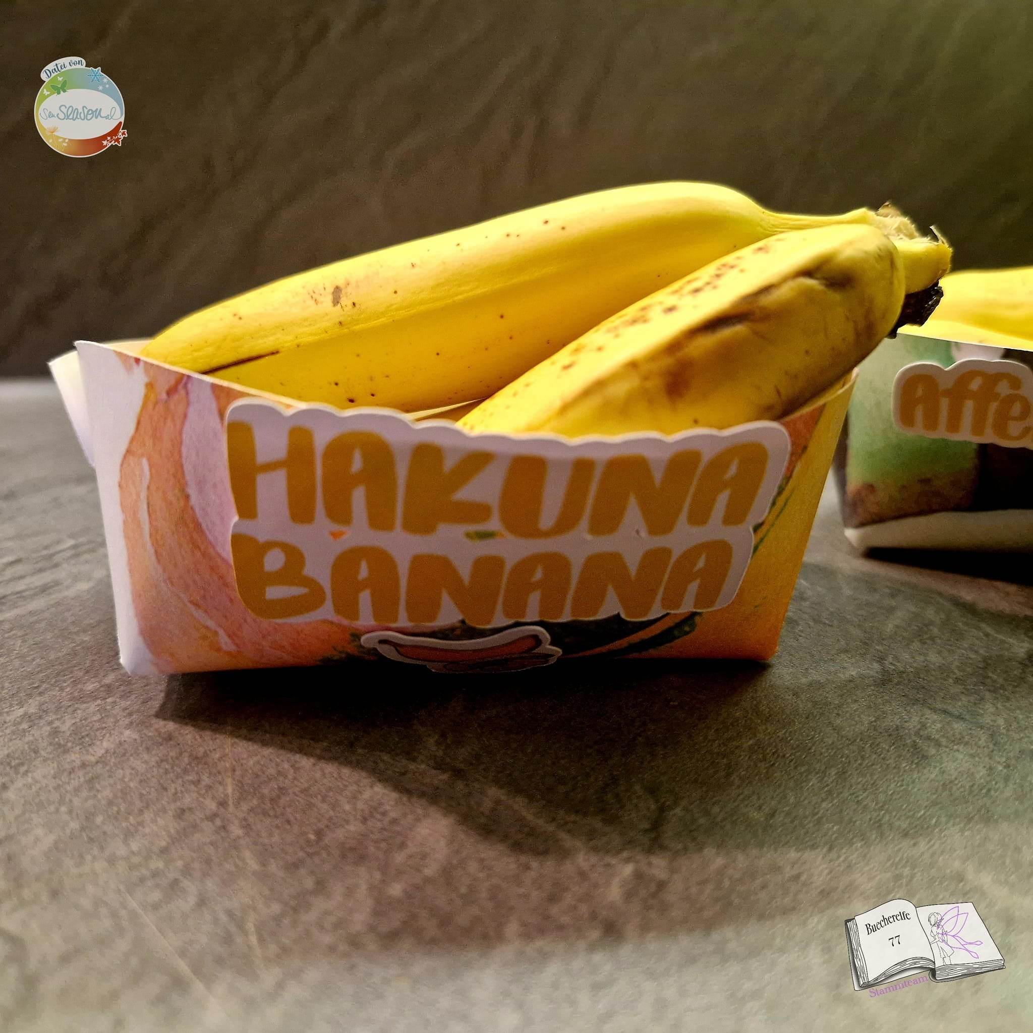 Digiset Banane, Plotterdatei, Sublimation - Sewando