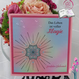 Digiset Strahlen Mandala, Plotterdatei, Sublimation, Digistamp, Digipaper - Sewando