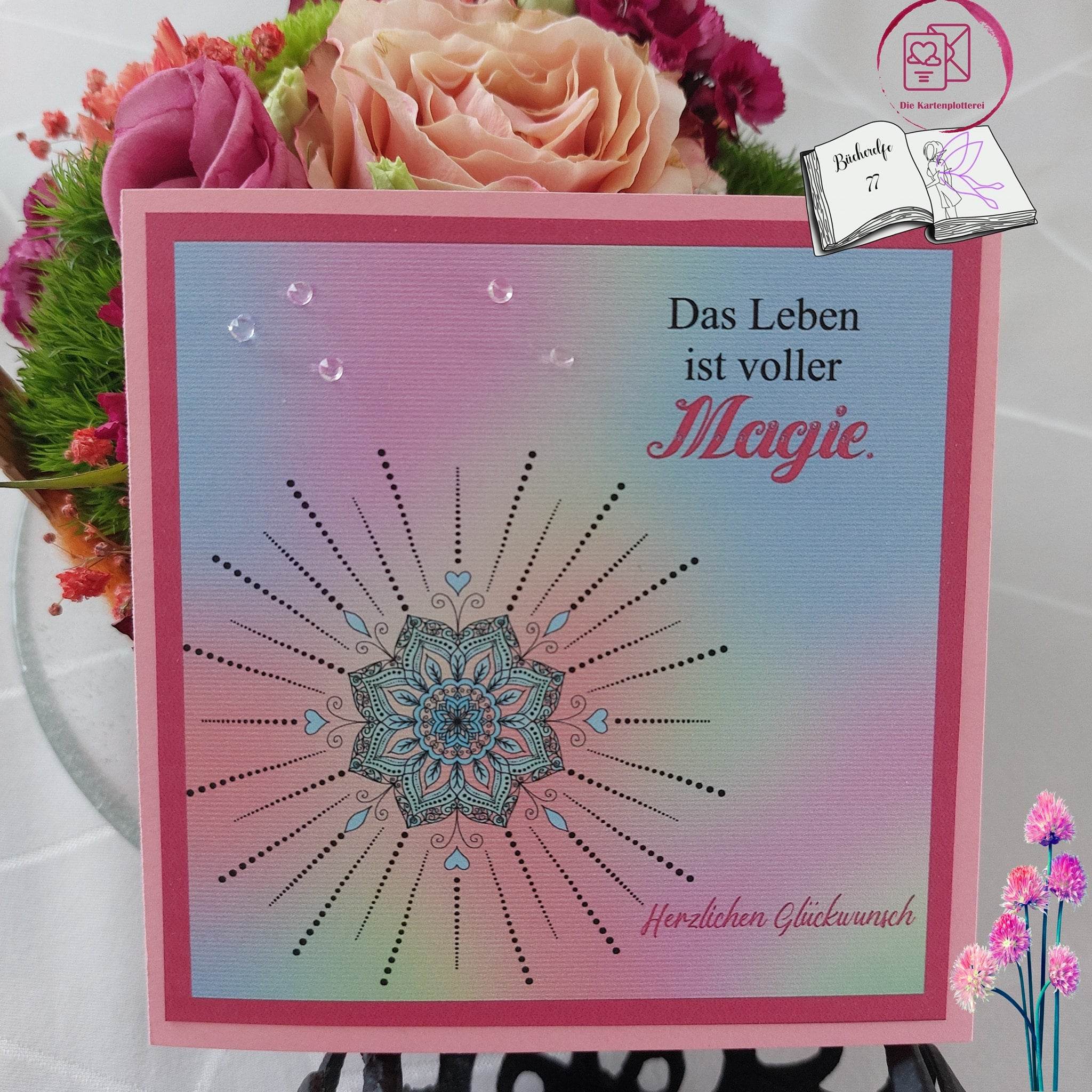 Digiset Strahlen Mandala, Plotterdatei, Sublimation, Digistamp, Digipaper - Sewando