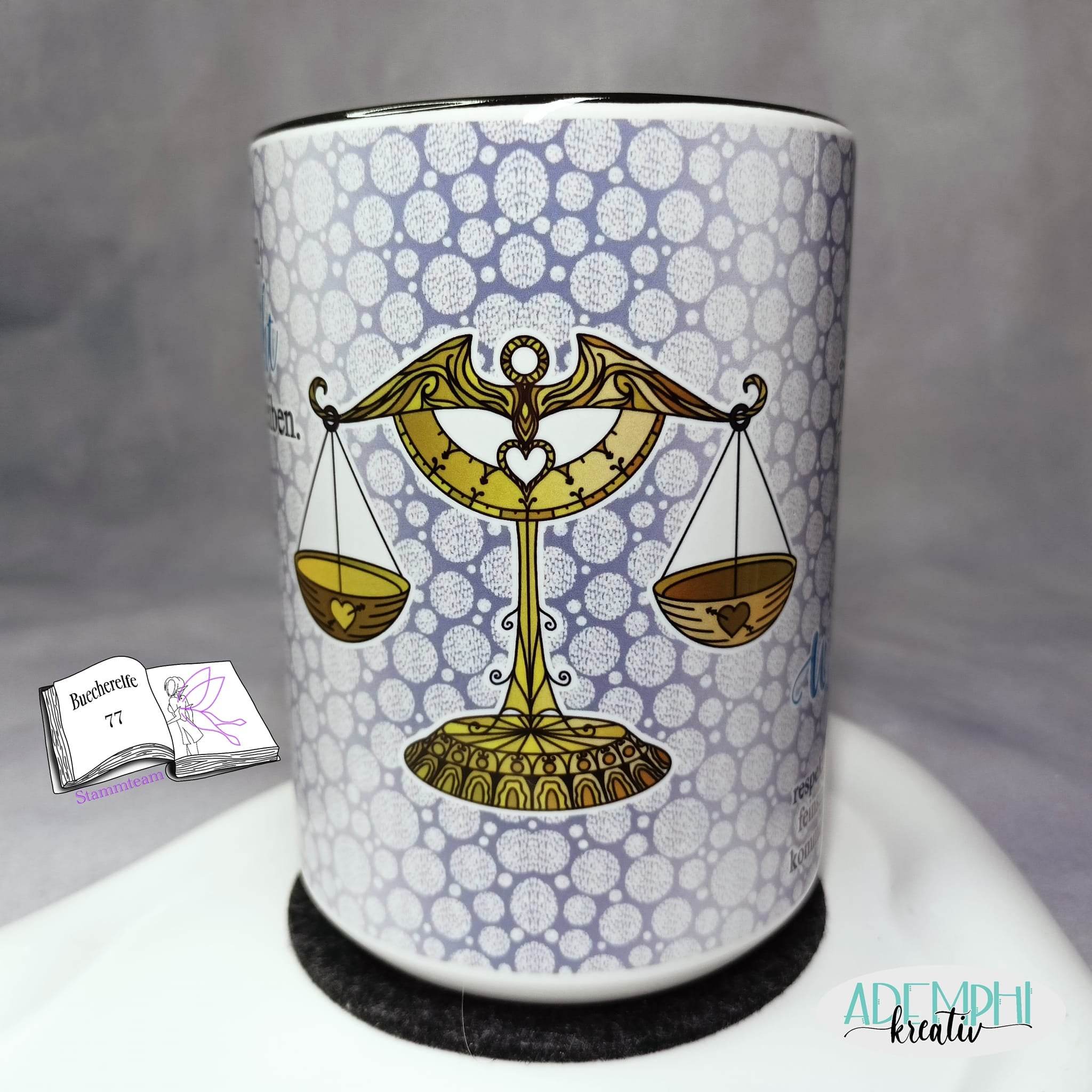 Plotterdatei Waage mit Orchidee Digiset, Sublimation, Druck, Basteln - Sewando