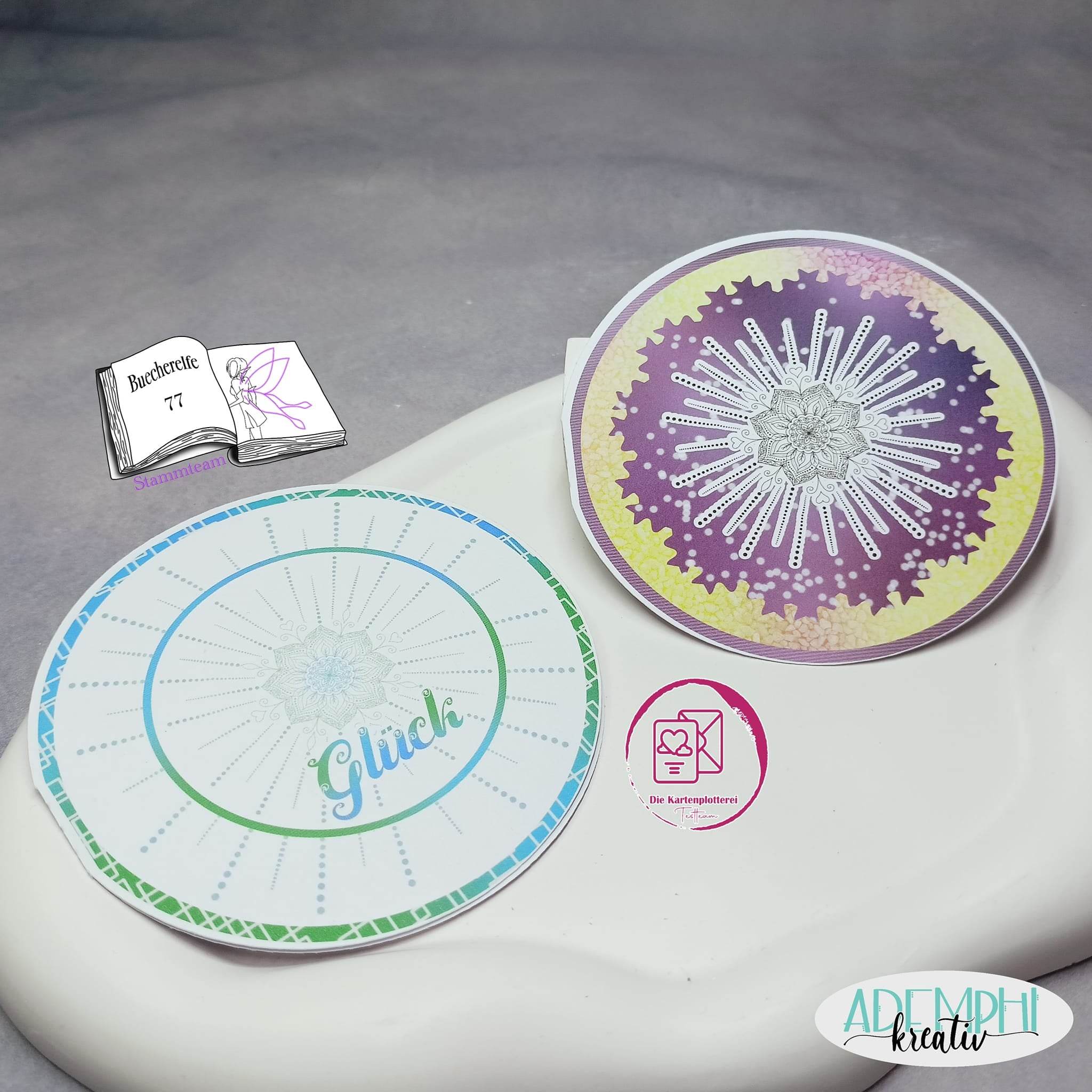 Digiset Strahlen Mandala, Plotterdatei, Sublimation, Digistamp, Digipaper - Sewando