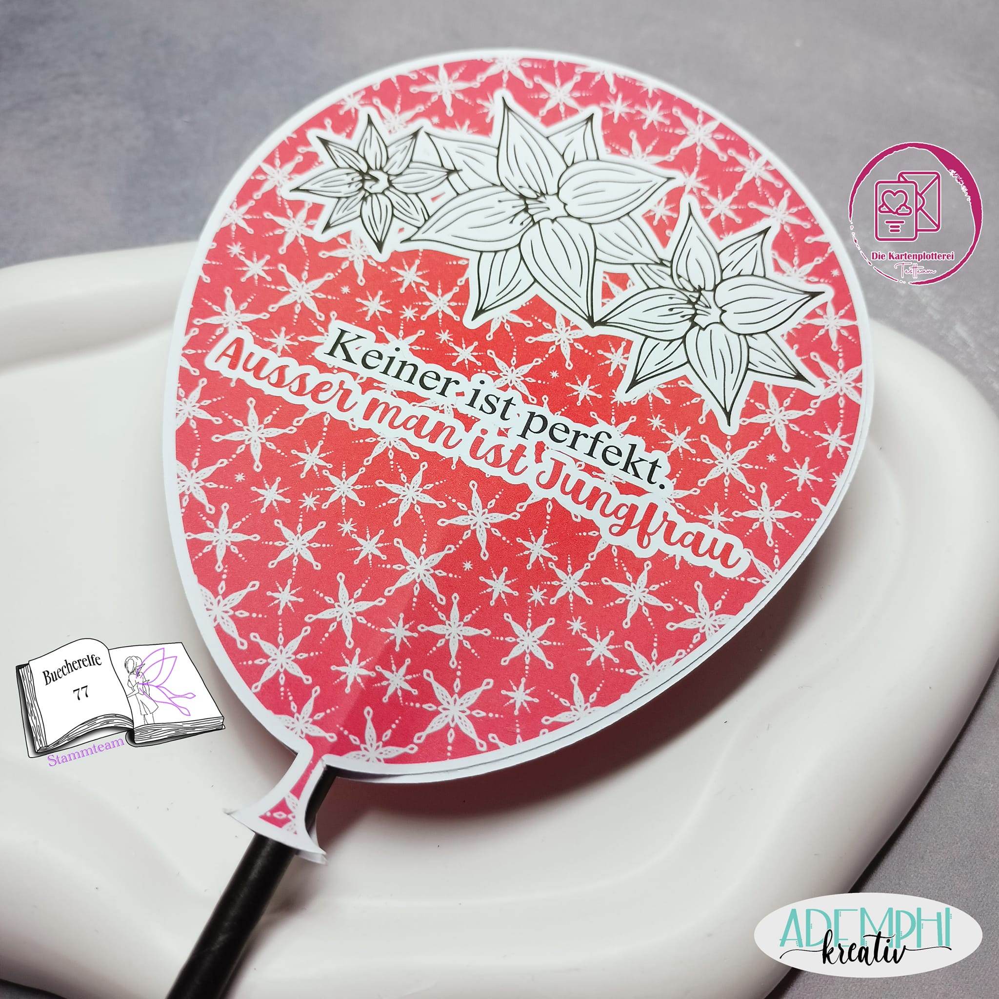 Digiset und Plotterdatei Jungfrau mit Dahlie, Sublimation, Druck, Basteln - Sewando