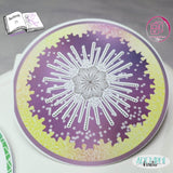 Digiset Strahlen Mandala, Plotterdatei, Sublimation, Digistamp, Digipaper - Sewando