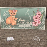 Digiset Löwe mit Gladiole Plotten, Sublimation, Drucken, Digistamp, Digipaper - Sewando
