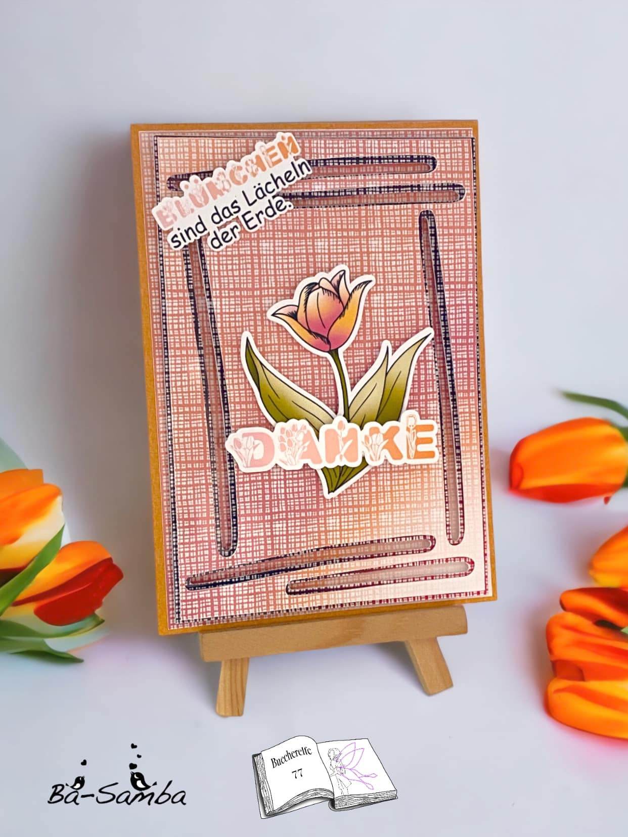 Digiset Tulpe 2.0 Plotterdatei, Sublimation, Digistamp, Digipaper - Sewando