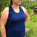 Schnittmuster Racerback Tanktop mit Kellerfalte Kira für Damen Gr. 32-52 - Sewando