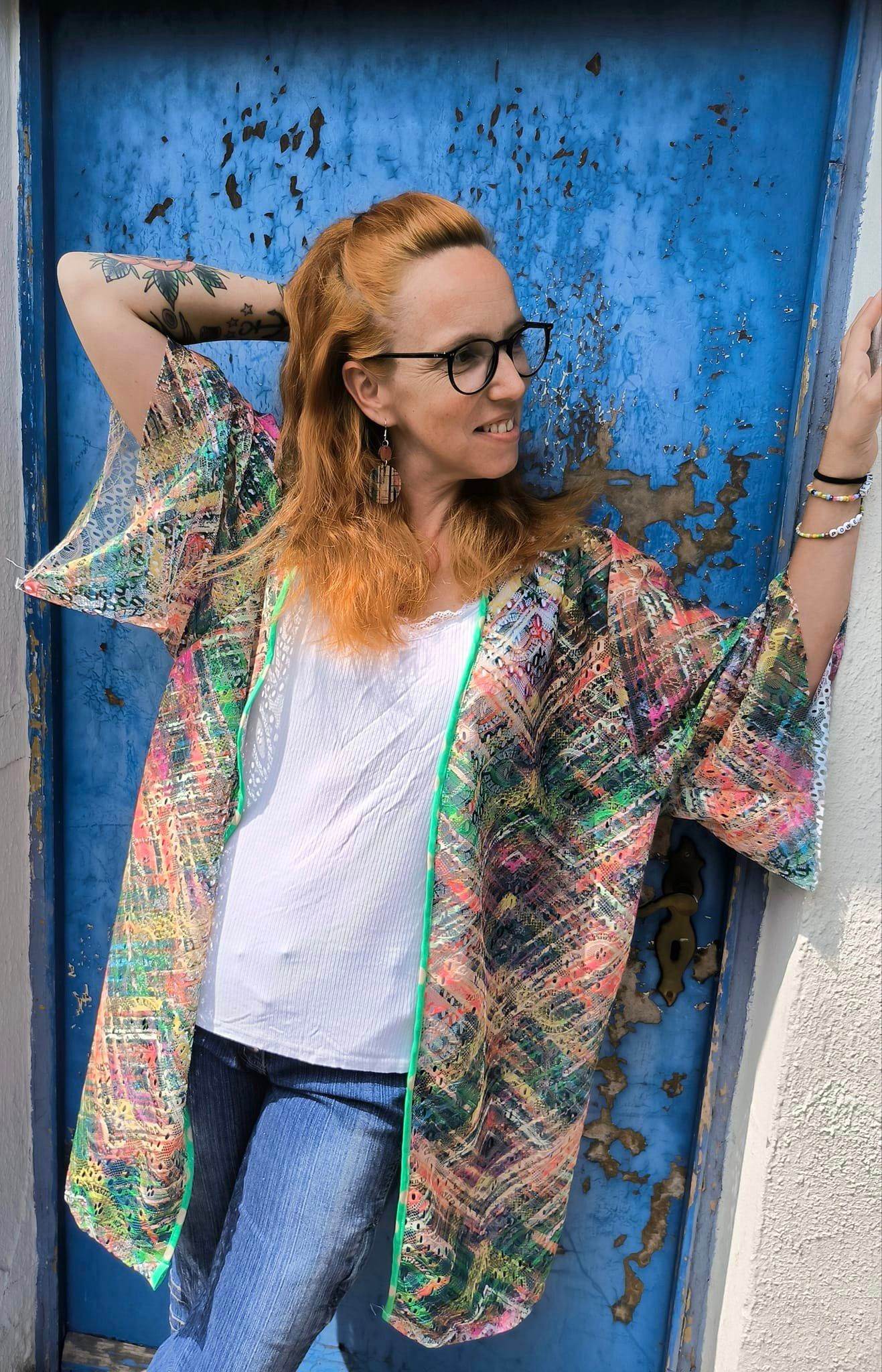 JaKimo Schnittmuster und Nähanleitung für Kimono Jacke Gr. 32-54 - Sewando