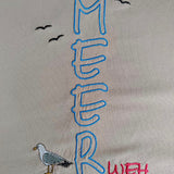 Stickdatei - Spruch "MEERweh"