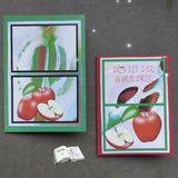 Digiset Äpfel, Digistamp, Digipaper, Plotterdatei, Sublimation, Druck - Sewando