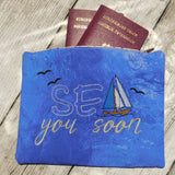 Stickdatei - Spruch "SEA you soon"