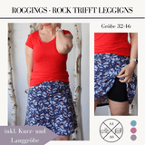 Schnittmuster Rock mit Leggings Roggings für Damen Gr. 32-46 - Sewando