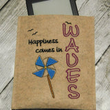Stickdatei "Happiness comes in WAVES"