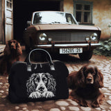 NEU Stickdatei Springer Spaniel "Ignazius" - realistisch - FÜR DUNKLE STOFFE