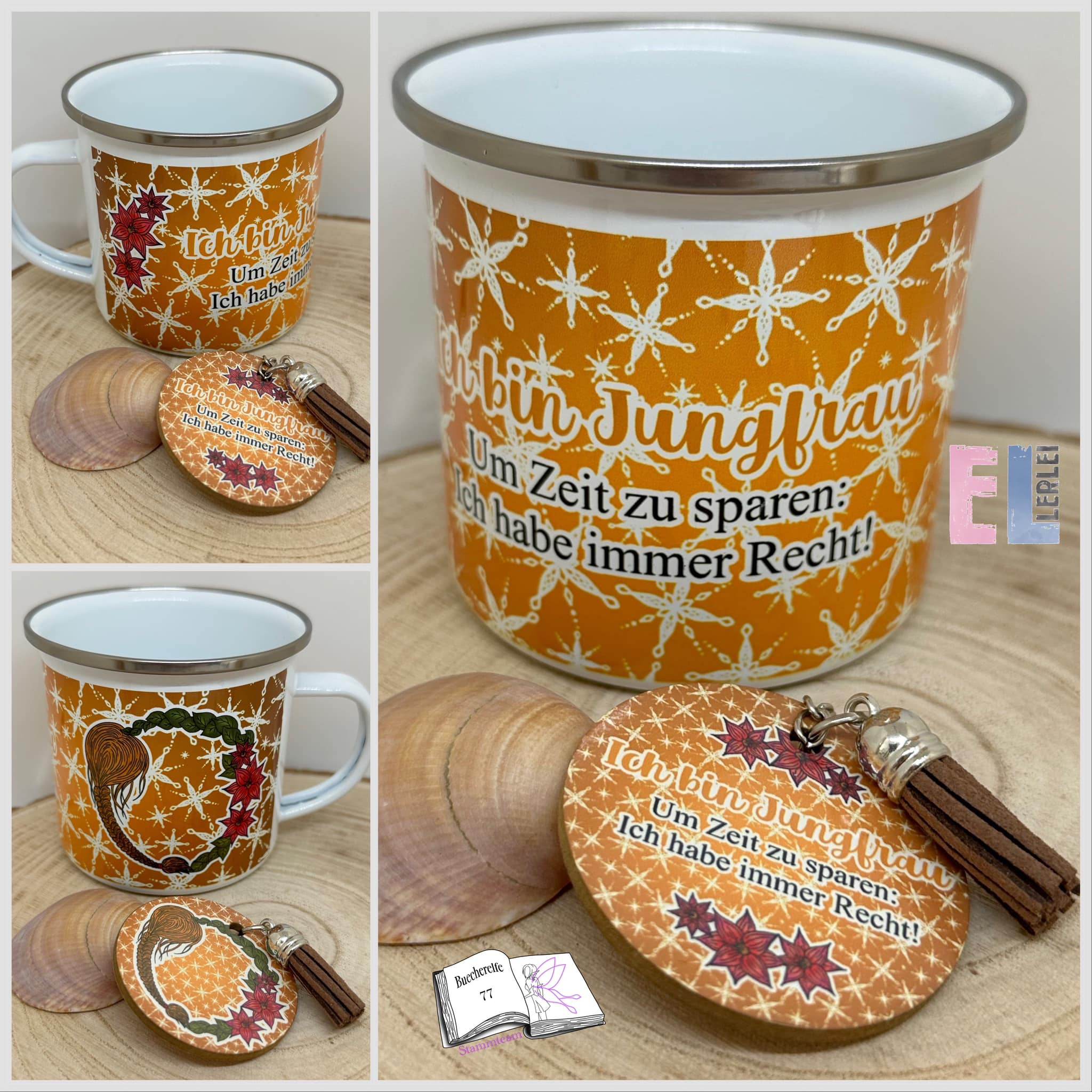 Digiset und Plotterdatei Jungfrau mit Dahlie, Sublimation, Druck, Basteln - Sewando