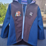 Softshelljacke ZUCKERMAUS GIRLS Gr. 110 - 164 Walkjacke - Sewando