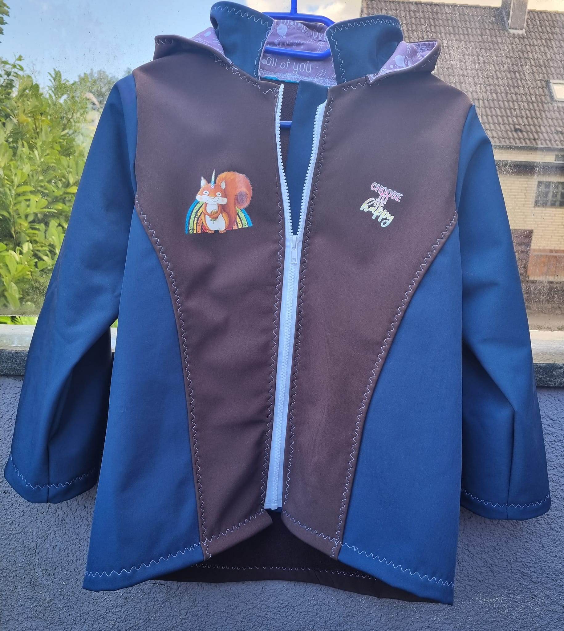 Softshelljacke ZUCKERMAUS GIRLS Gr. 110 - 164 Walkjacke - Sewando