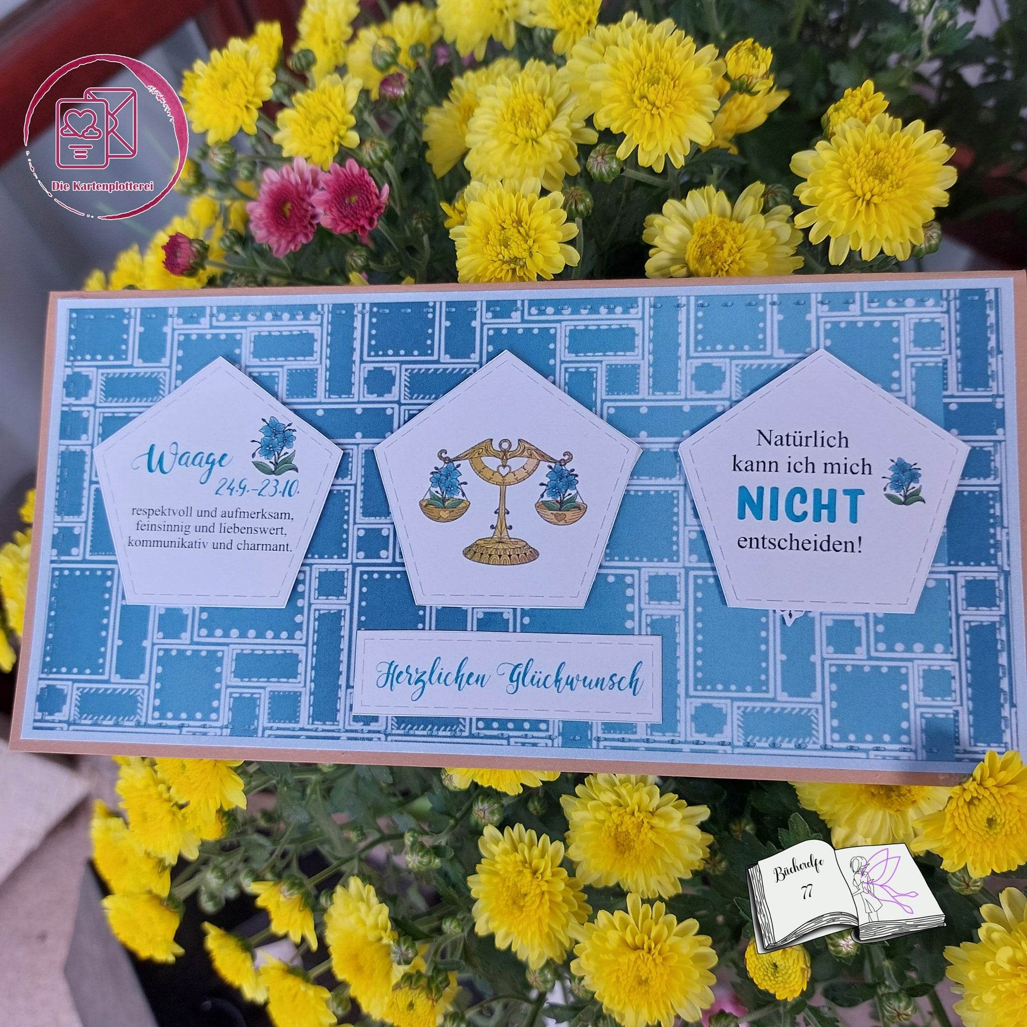 Digiset Waage mit Orchidee Plotterdatei, Sublimation, Druck, Basteln - Sewando
