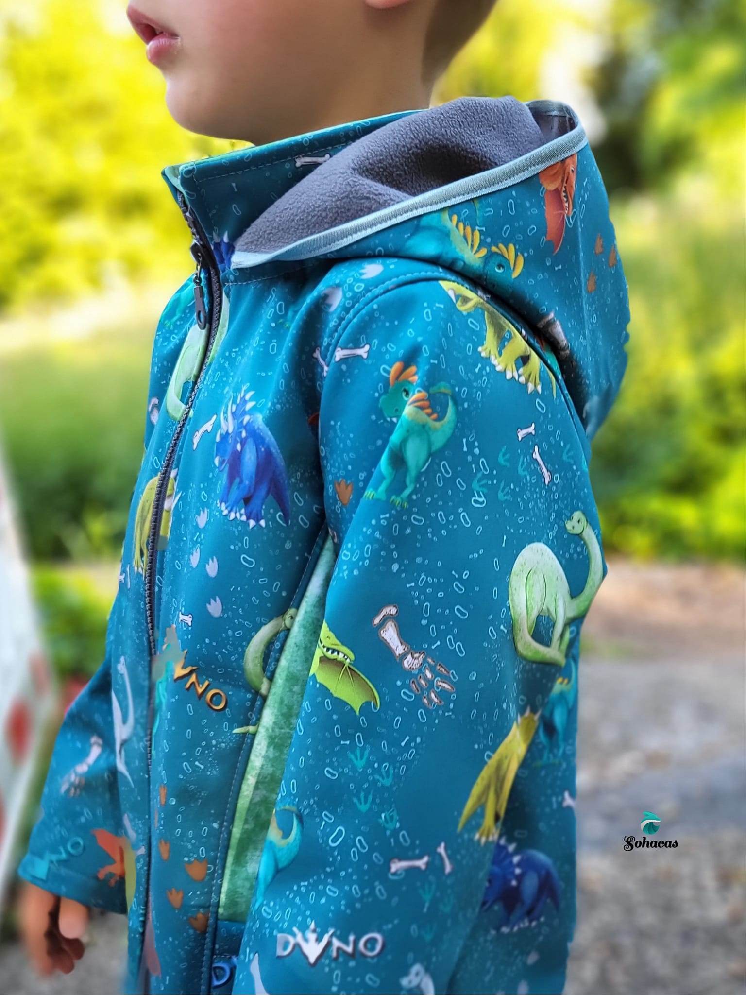 Softshelljacke Zuckermaus BOYS Gr. 110 - 164 Walkjacke - Sewando