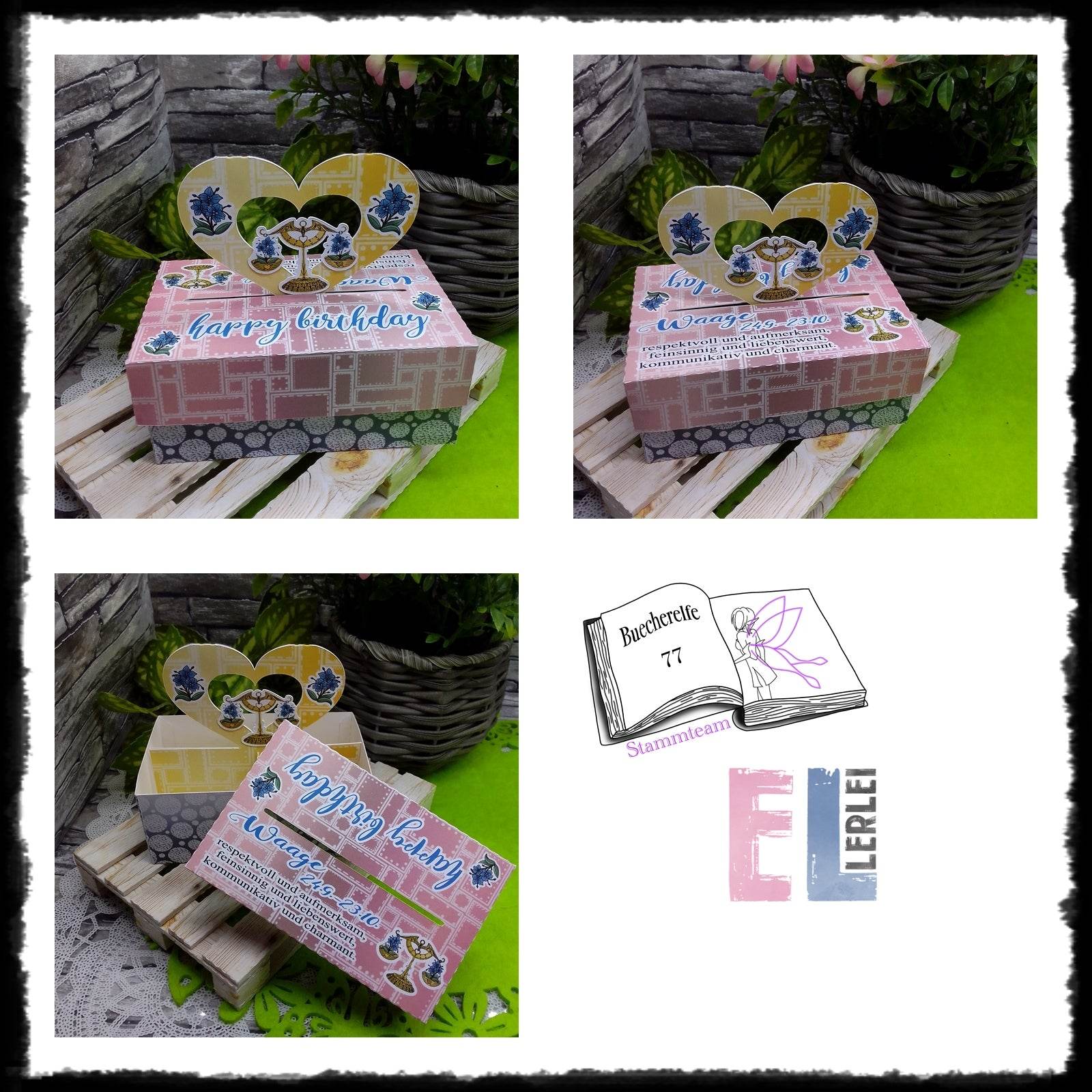 Plotterdatei Waage mit Orchidee Digiset, Sublimation, Druck, Basteln - Sewando