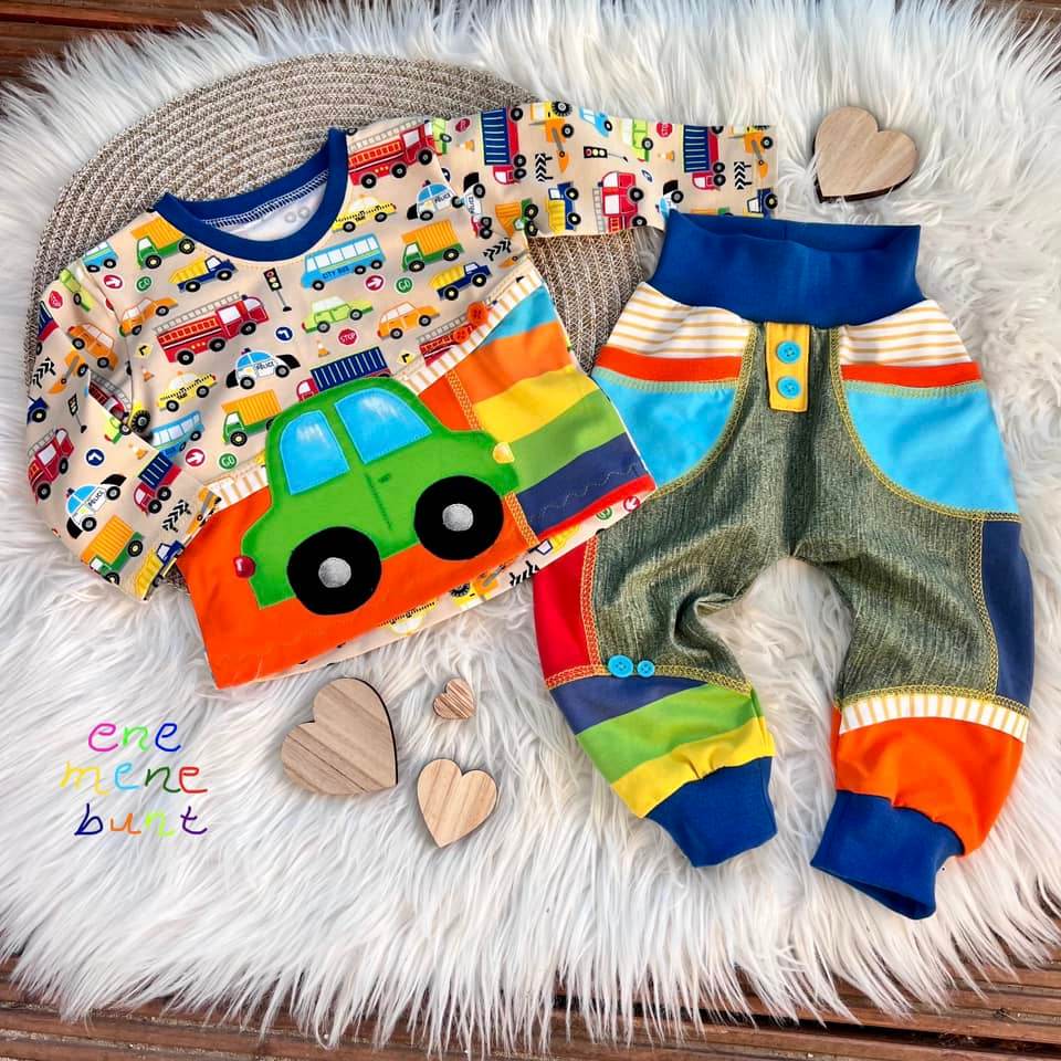 Schnittmuster Babyset Wohlgefühl ohne Echtheitsgrößen Größe 50-98 - Sewando