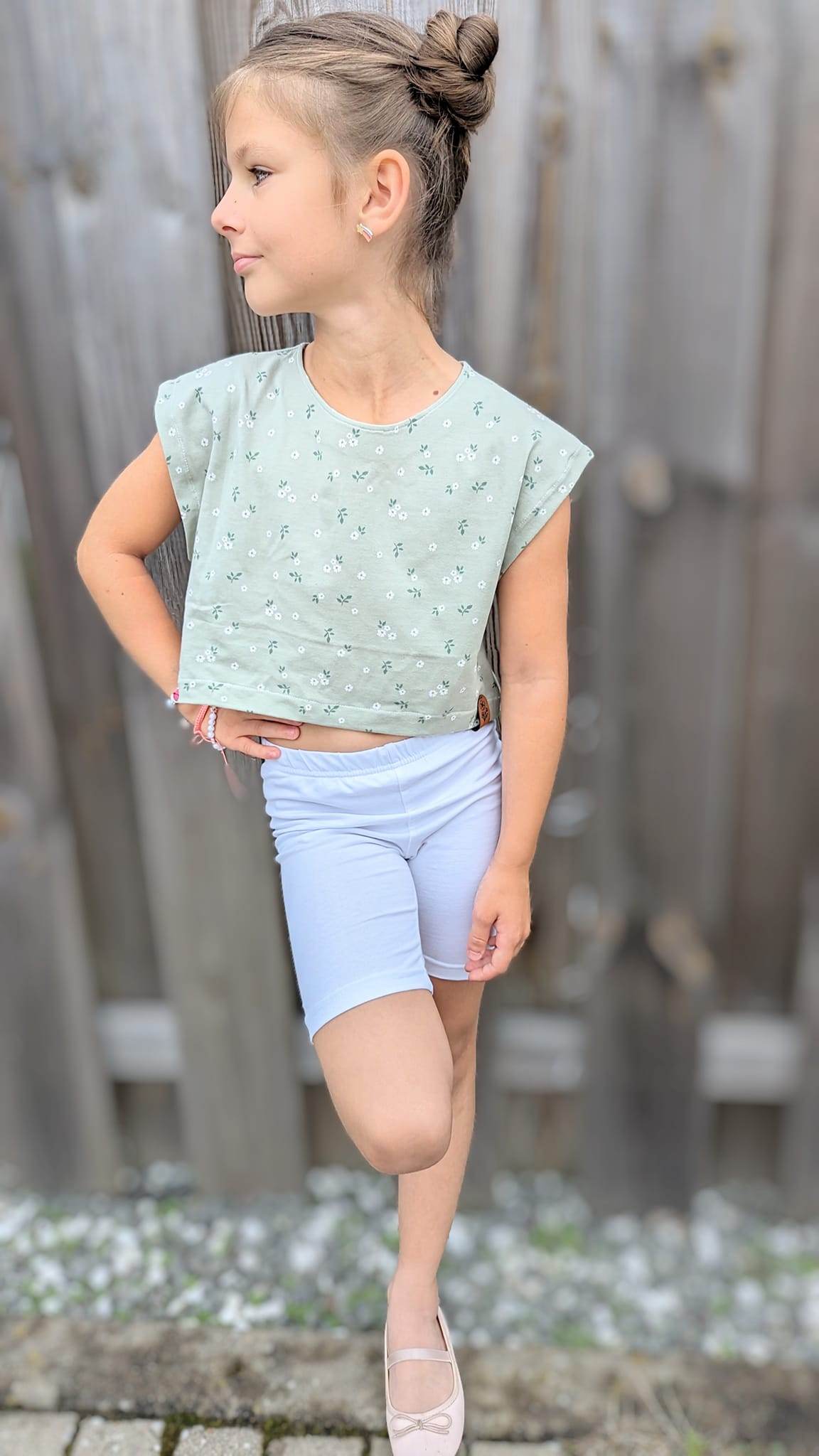 Schnittmuster Blickfang – Crop Top | PDF-Download | Größen 92-152 - Sewando