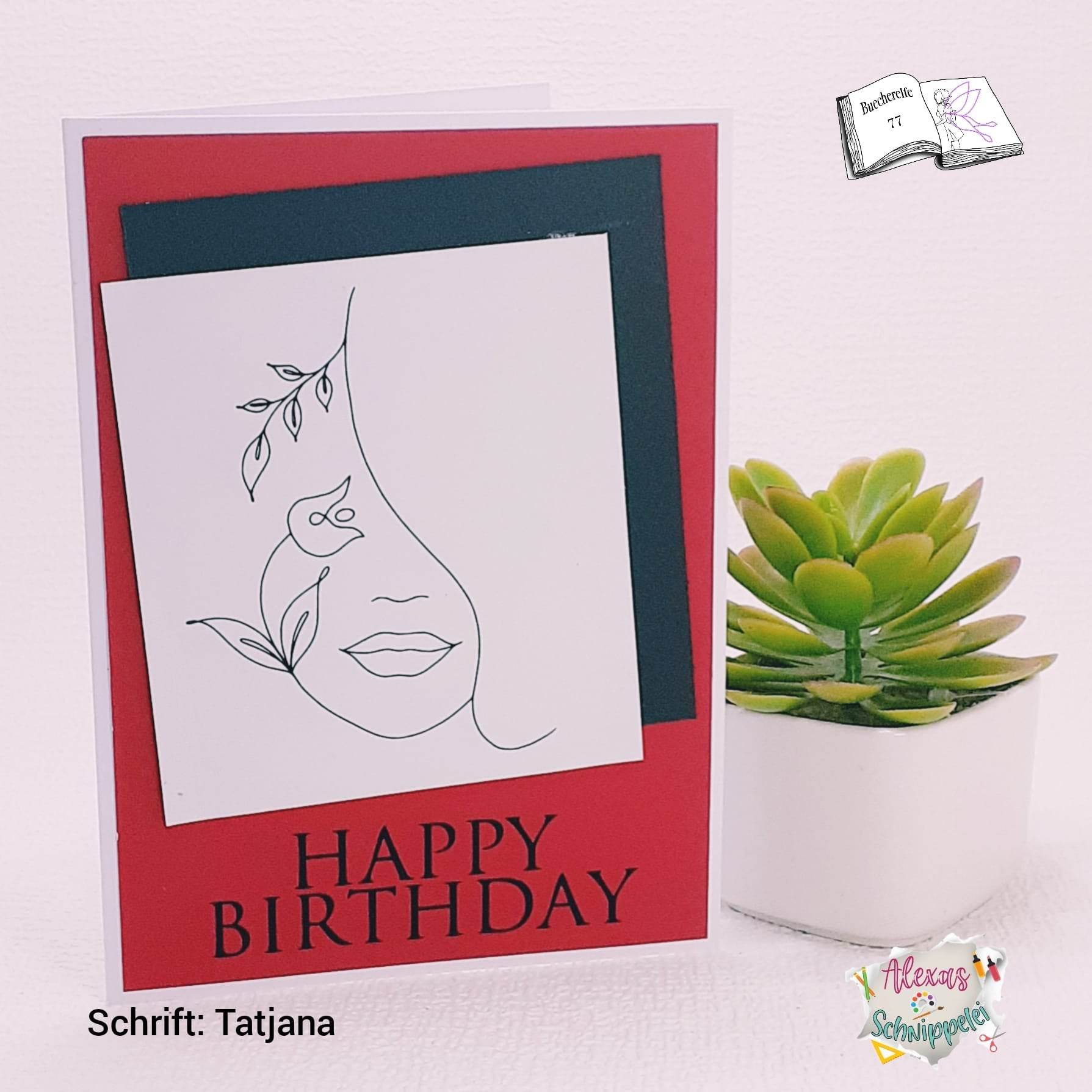 Digistamp Tulpen Gesicht Plotterdatei, Sublimation, Drucken, ! - Sewando