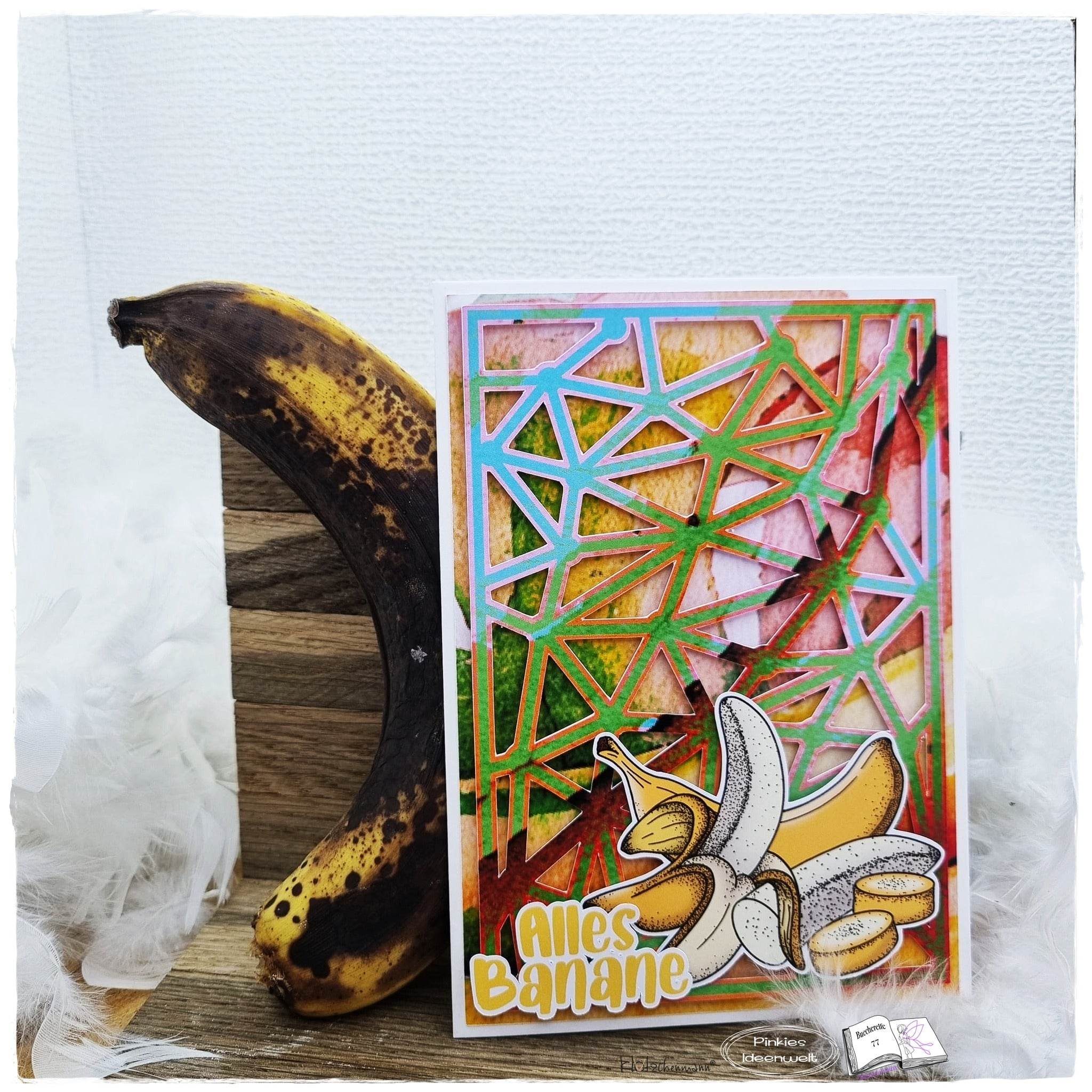 Digiset Banane, Plotterdatei, Sublimation - Sewando