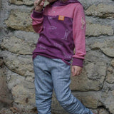 Big Swoodie Troyer, Hoodie, Knopfpullover für 105cm-140cm Körpergröße - Sewando