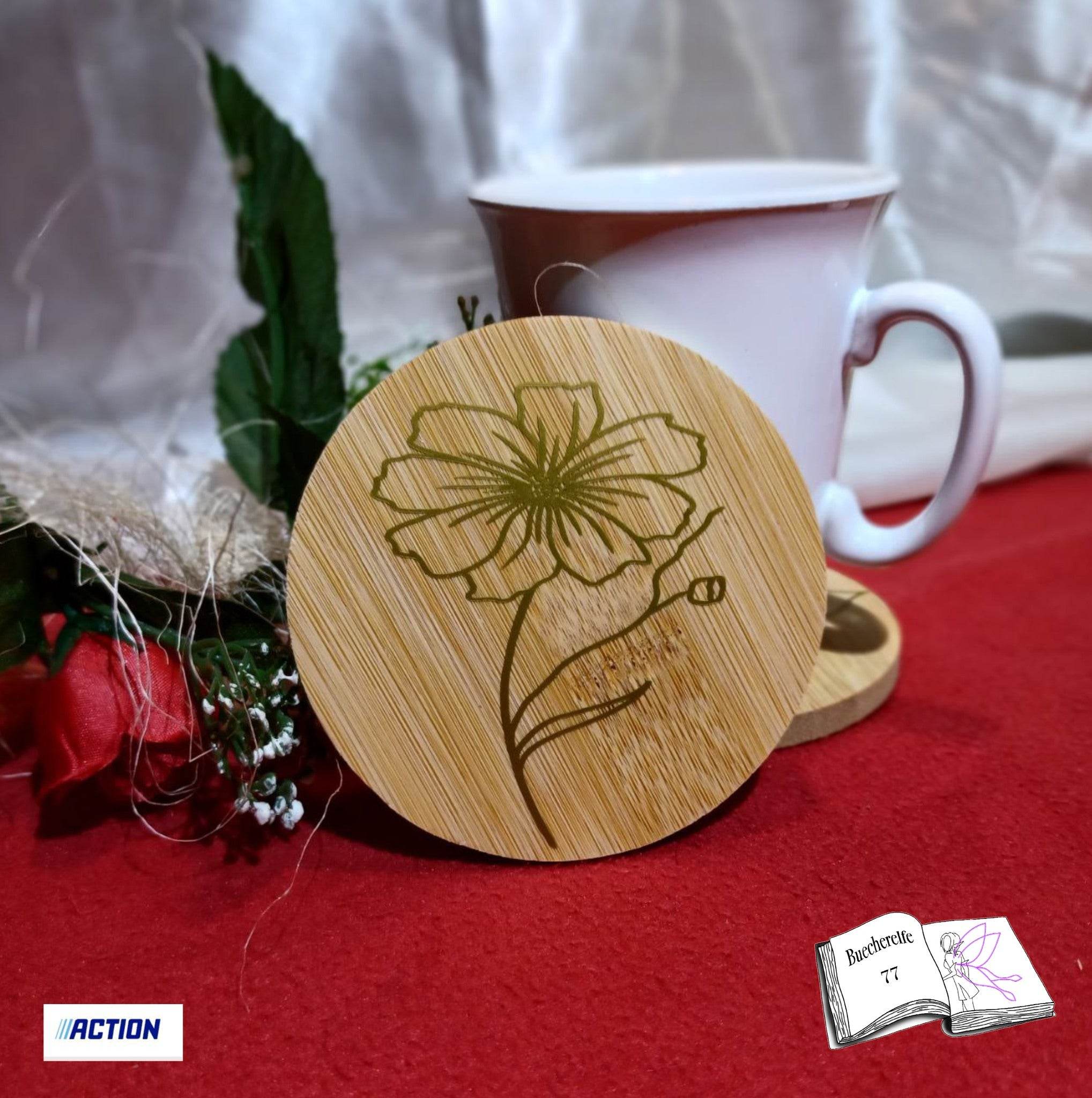 Digistamp Blüte mit Knospe Plotten, Sublimation, Drucken ! - Sewando