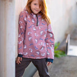 Mini Herbstwind & Frühlingssonne Anorak, Windbreaker, Drüberzieh-Hoodie für 69cm-104cm Körpergröße - Sewando