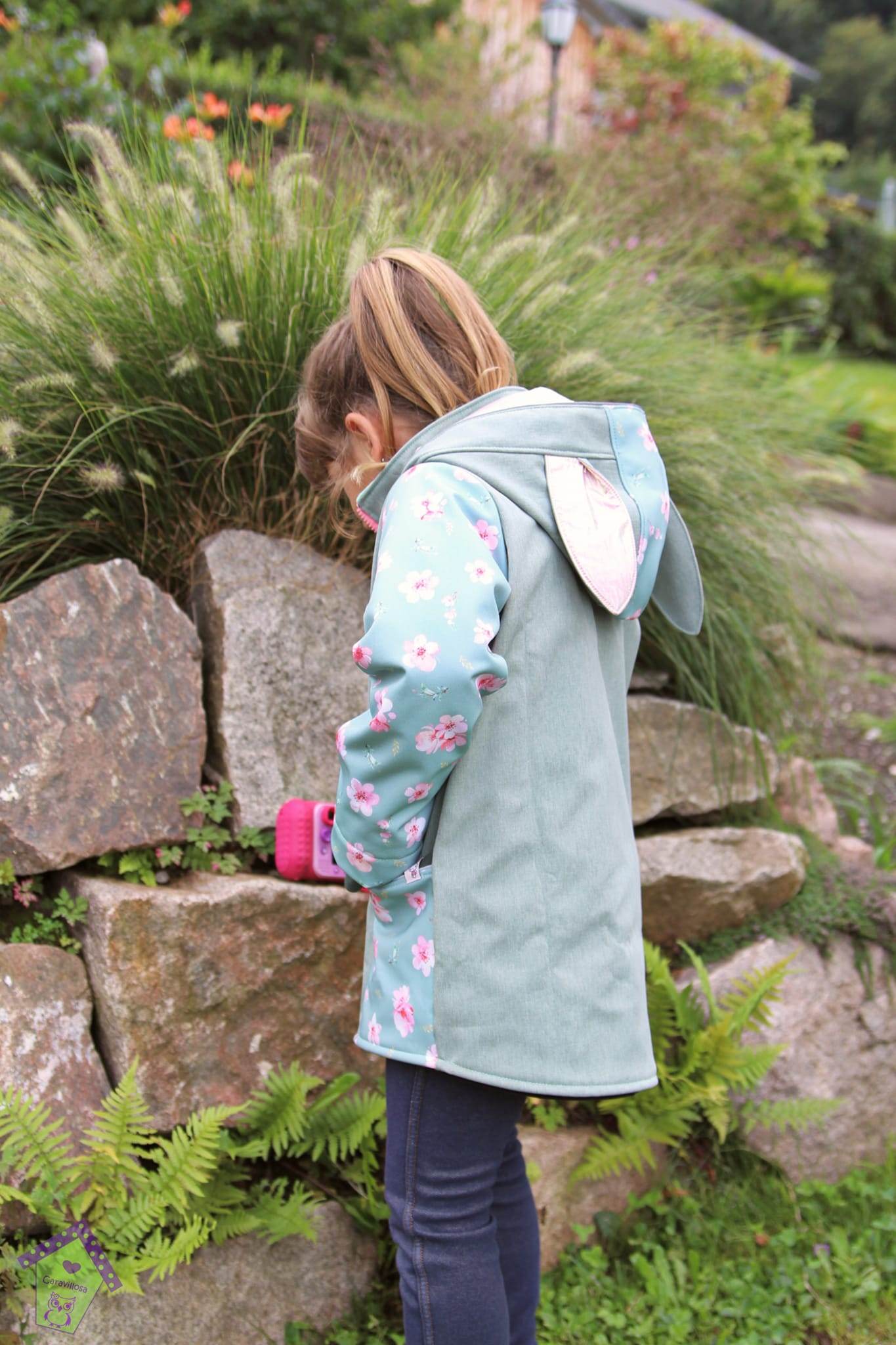 Softshelljacke ZUCKERMAUS GIRLS Gr. 110 - 164 Walkjacke - Sewando