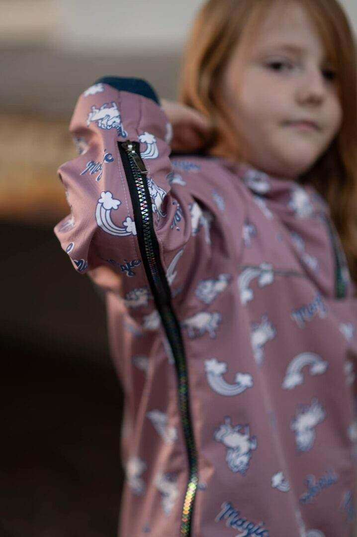 Big Herbstwind & Frühlingssonne Anorak, Windbreaker, Drüberzieh-Hoodie für 105cm-140cm Körpergröße - Sewando