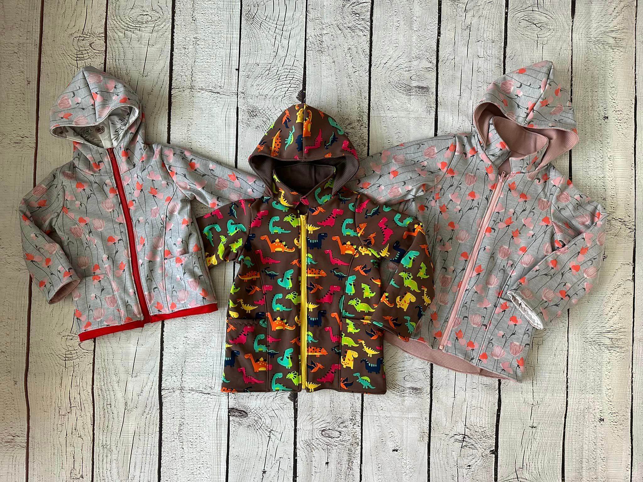 Softshelljacke ZUCKERMAUS GIRLS Gr. 110 - 164 Walkjacke - Sewando