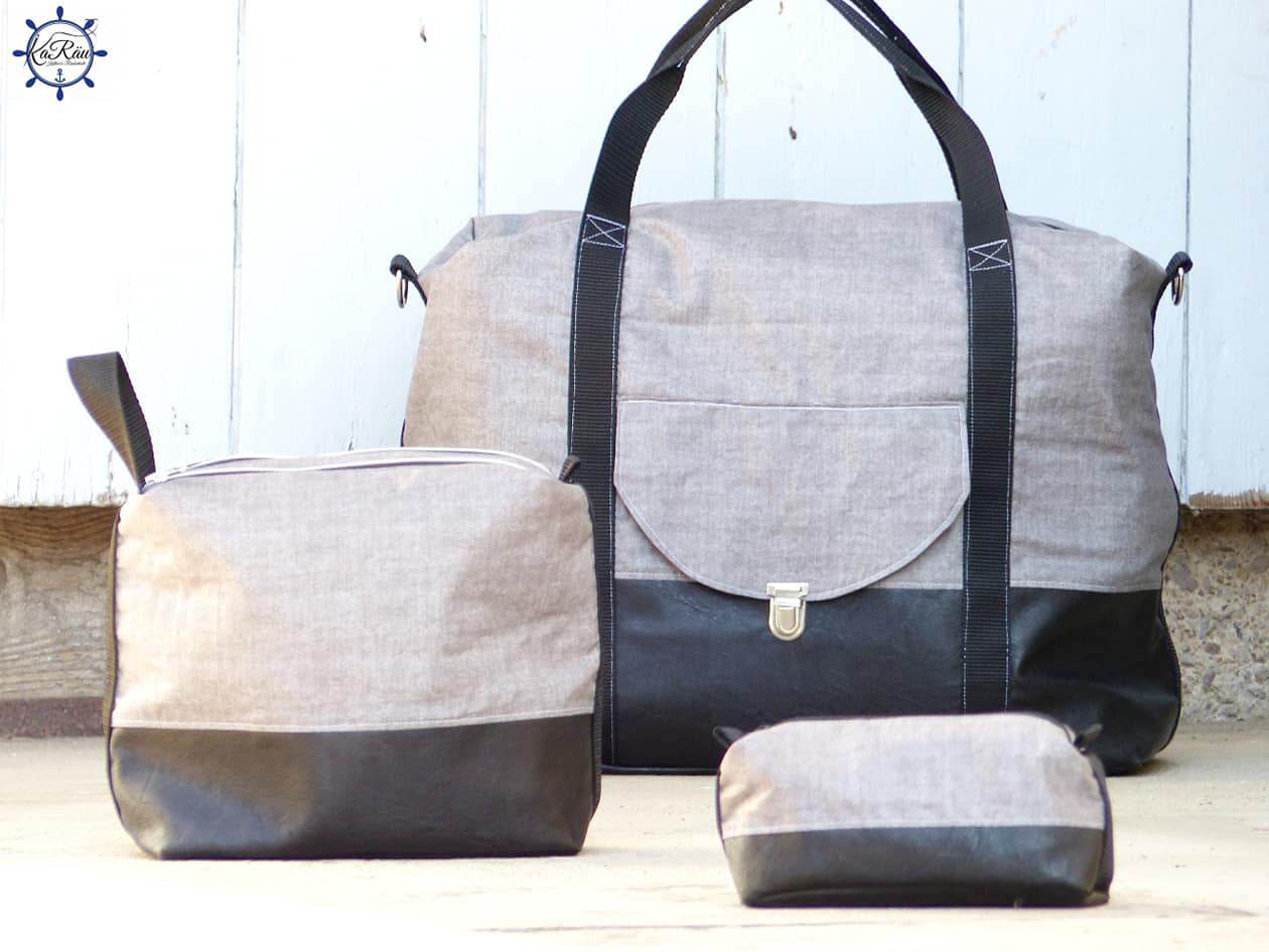 Kombi-eBook Reise-Set NEW JERSEY3 Nähanleitung Schnittmuster - Sewando