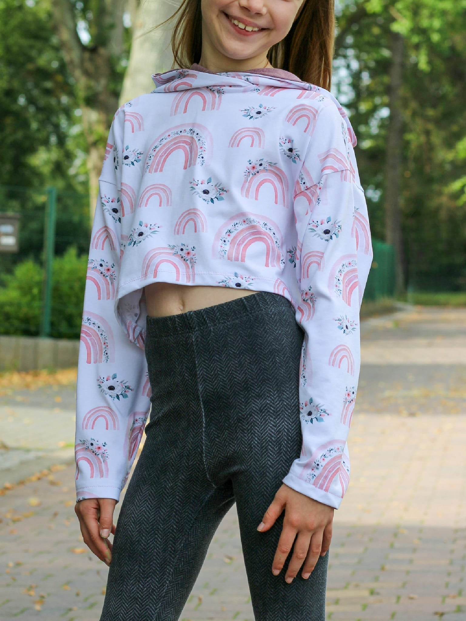 Schnittmuster Blickfang – Crop Top | PDF-Download | Größen 92-152 - Sewando